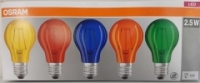 LED Filament lamps coloured E27