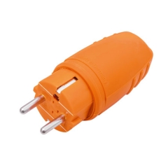 Rubber made plug orange