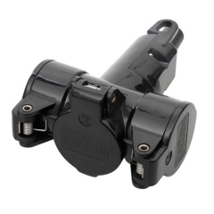 3-way-coupler thermoplast black