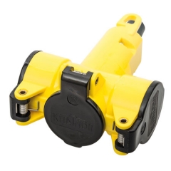 3-way-coupler thermoplast yellow/black