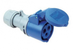 CEE coupling 3-pin 16A/250V~ blue