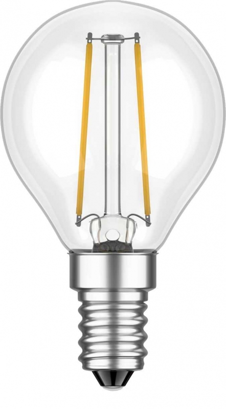 LED Filament Tropfenlampe E14, 2W klar