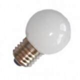LED lamp E27, 1,0W drop shaped, warm opal
