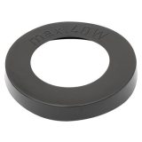 PVC gasket black for retro E27 duroplastic socket