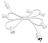 Illumination cord-sets, white, individual