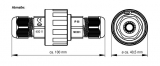 CC-Cable-Connector IP68 5-polig