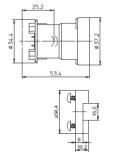 ILLU-Fassung E27 schwarz (VE=5)